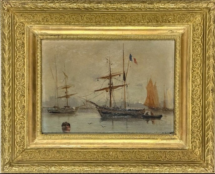 Γαλλική Σχολή — Λάδι σε καμβά